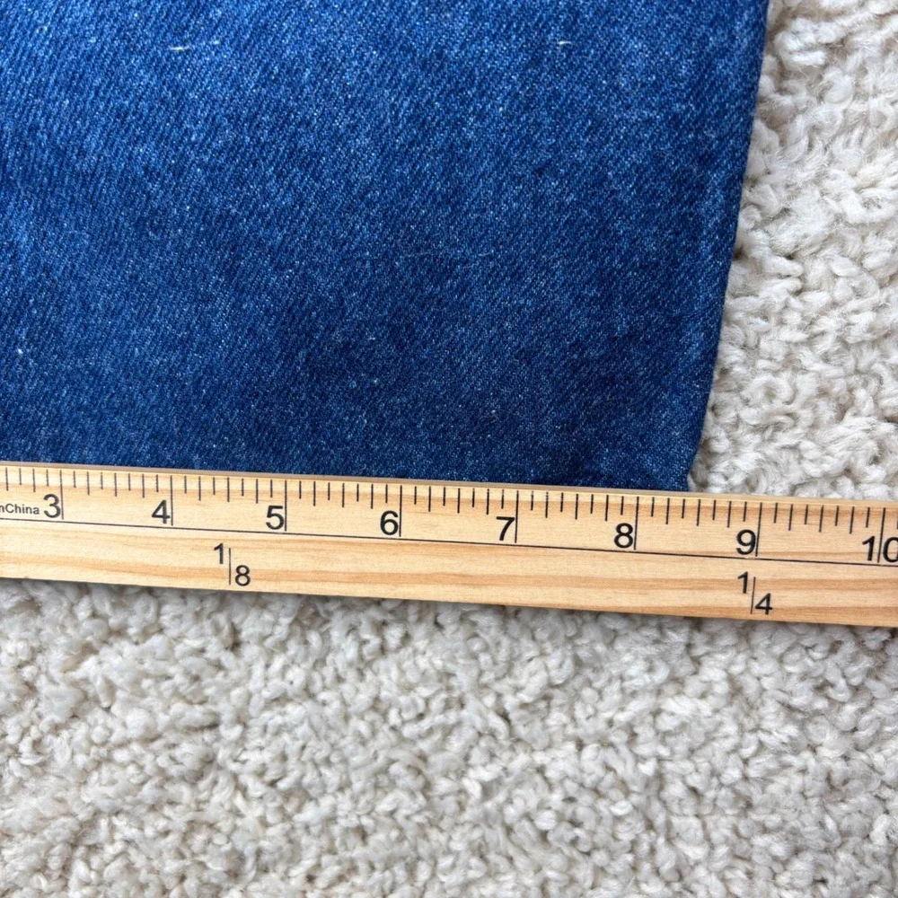 Vtg Levi's Mens Jeans 505 Regular Fit Straight Leg W36 L32 Blue Orange Tab Y2K